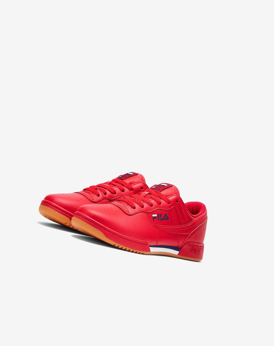 Fila Original Fitness Tenis Shoes Rojas Azul Marino Blancas | 82FOPERDW