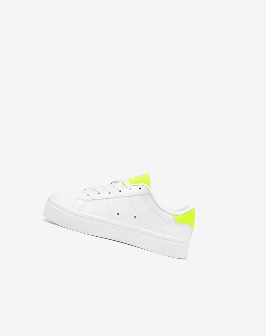 Fila Panache 19 Sneakers Blancas Blancas Amarillo | 08YQKSXWF