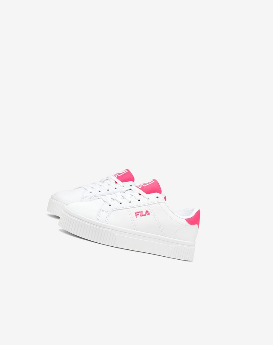 Fila Panache 19 Sneakers Blancas Blancas Rosas | 45INJFUWX