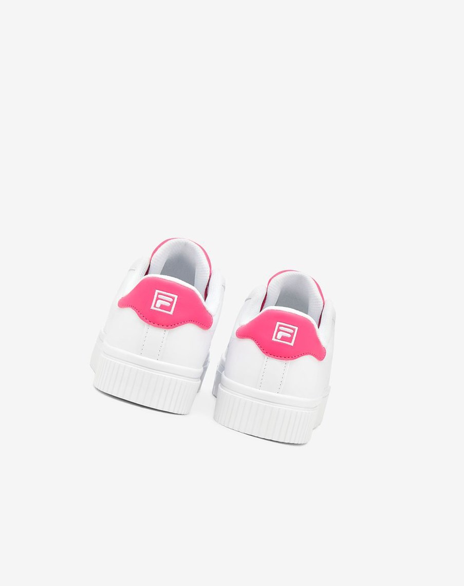 Fila Panache 19 Sneakers Blancas Blancas Rosas | 45INJFUWX