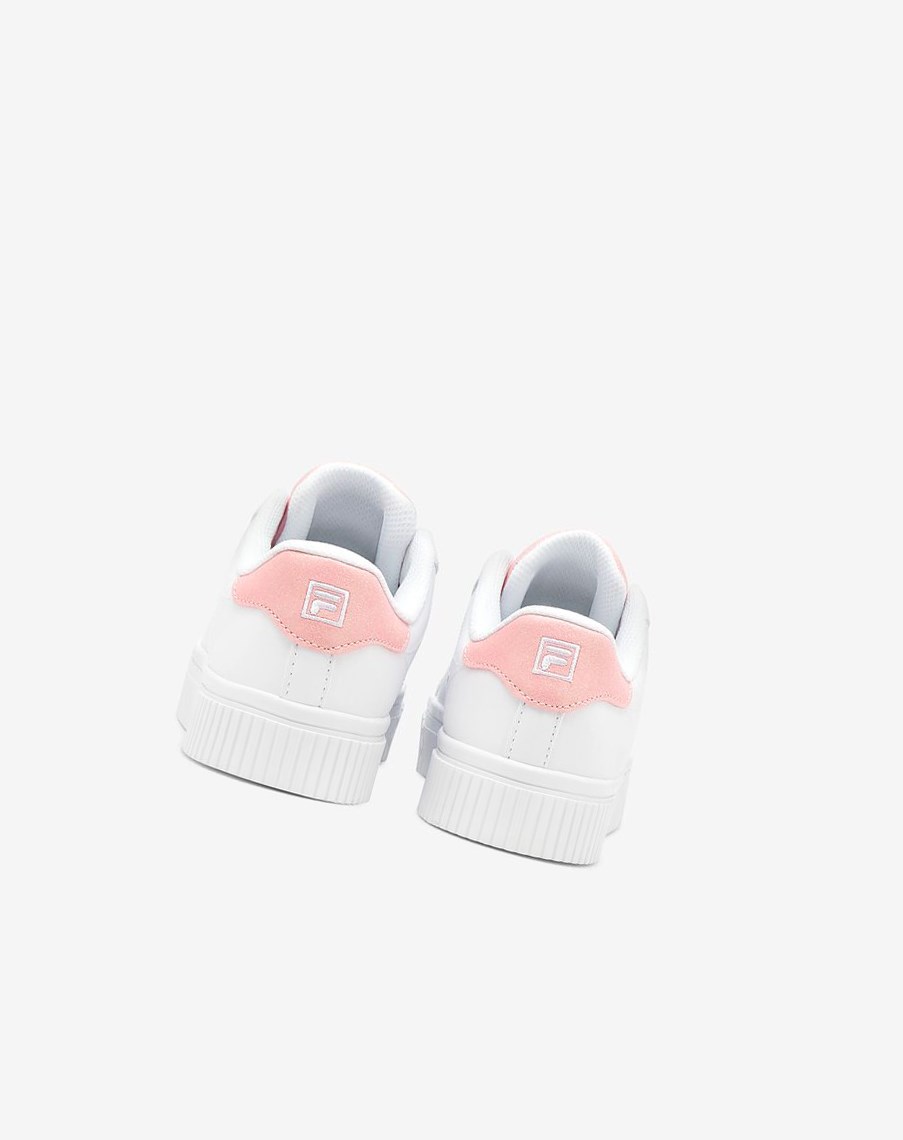 Fila Panache Glitter Sneakers Blancas Blancas Rosas | 50BEFWHGD