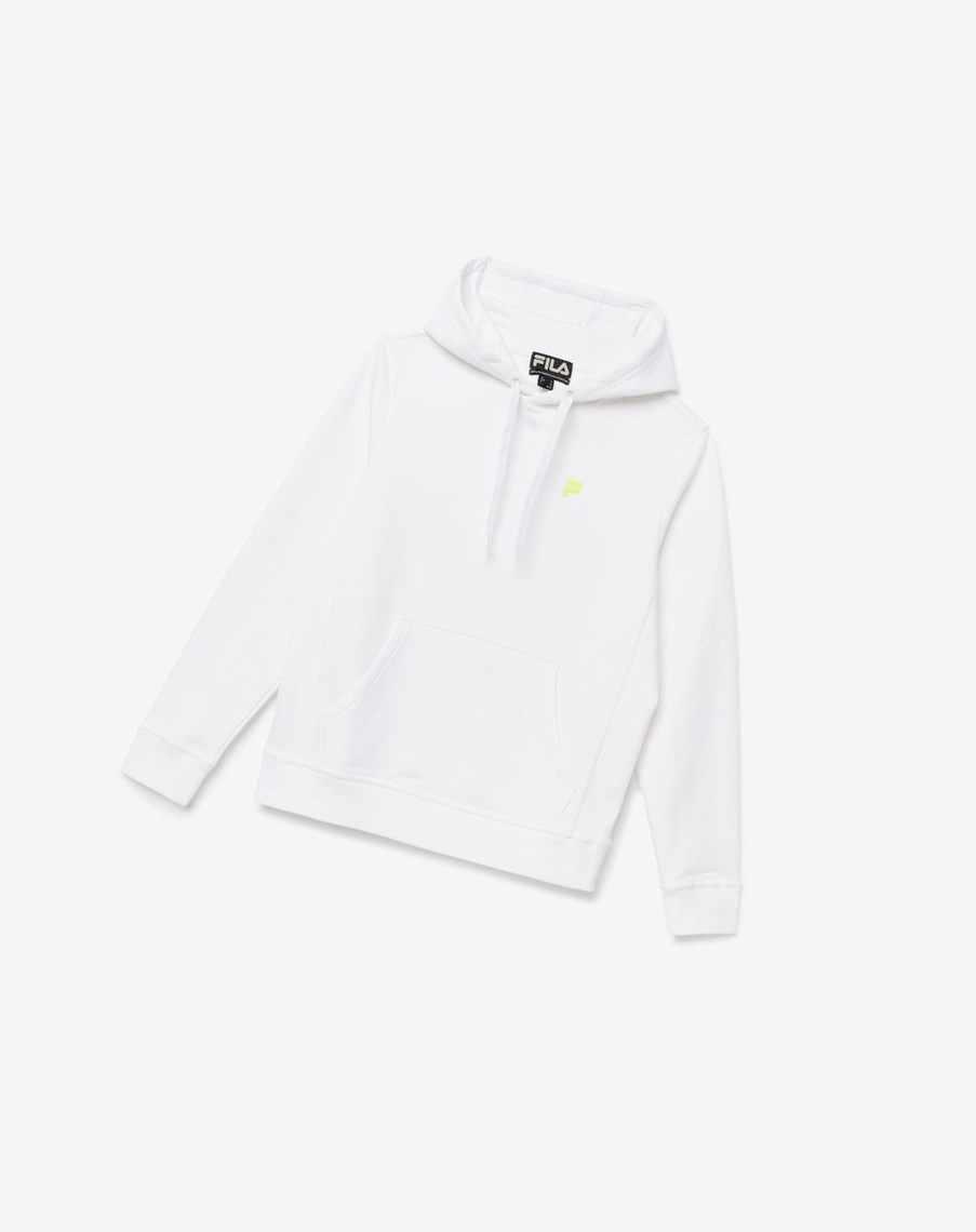 Fila Phoenix Hoodie Blancas Amarillo | 68TKHMDNP