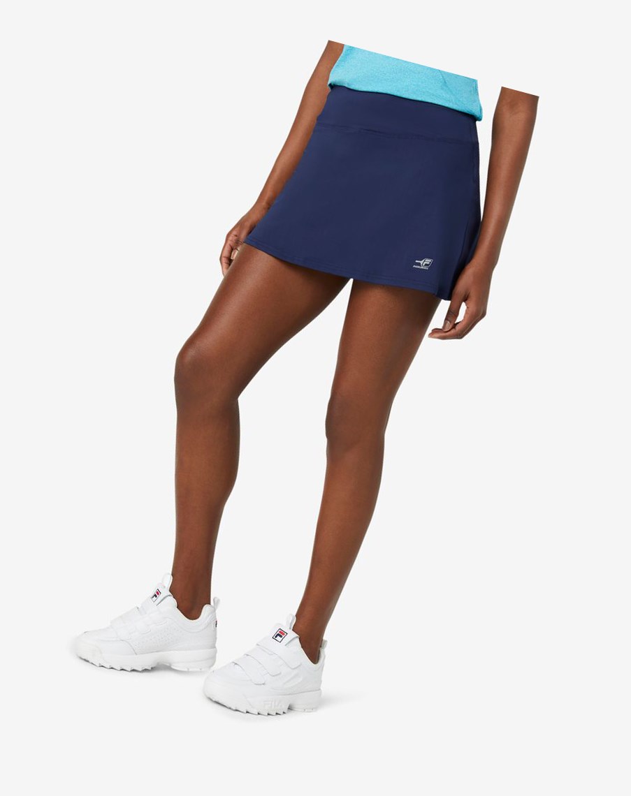 Fila Pickleball Flounce Skort Azul Marino | 08NLQSERP