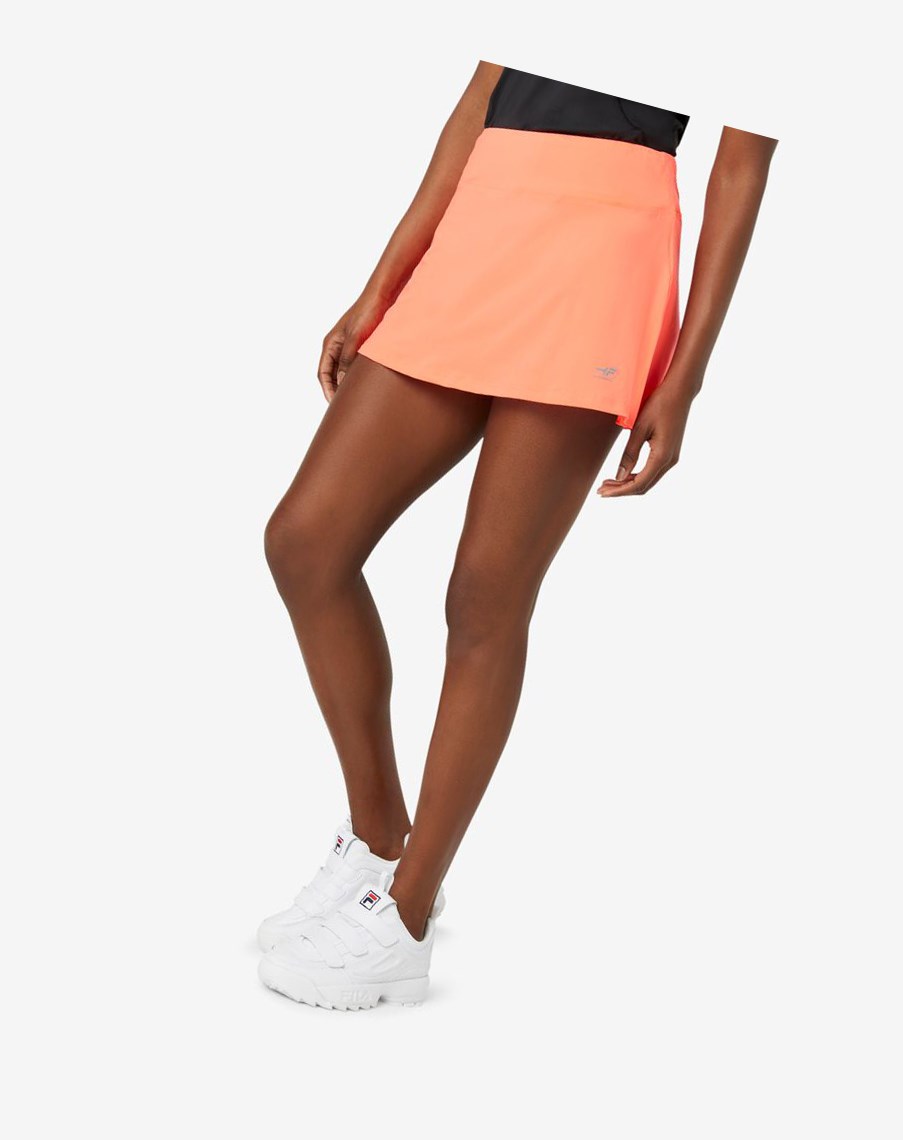 Fila Pickleball Flounce Skort Coral | 10OSWJNLK