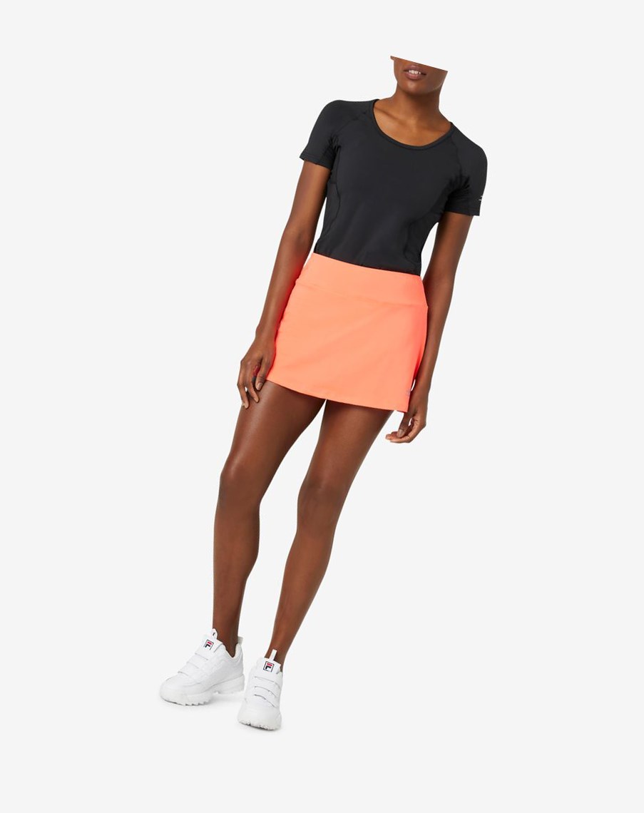 Fila Pickleball Flounce Skort Coral | 10OSWJNLK
