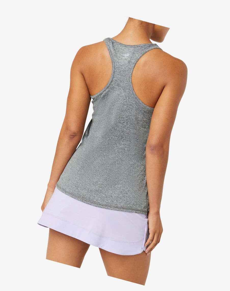 Fila Pickleball Racerback Tank 289 Varsity Heather | 95GJWLNEY