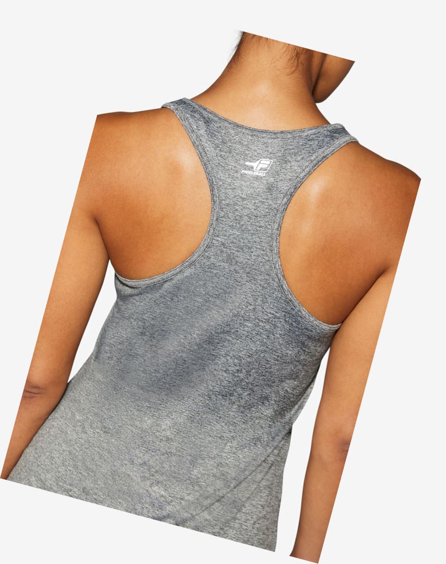 Fila Pickleball Racerback Tank 289 Varsity Heather | 95GJWLNEY