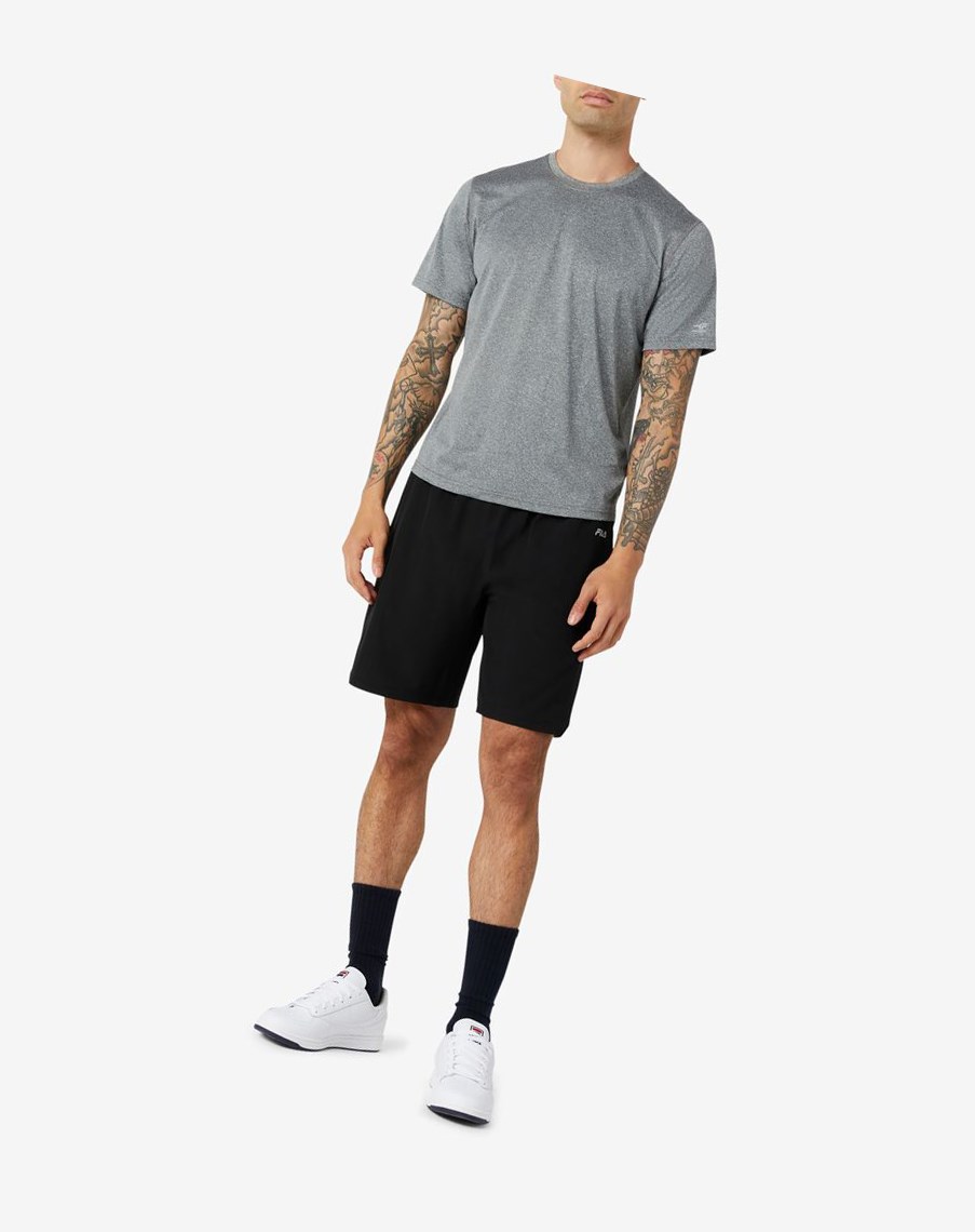 Fila Pickleball Scallop Hem Crew 289 Varsity Heather | 06EMVATZC