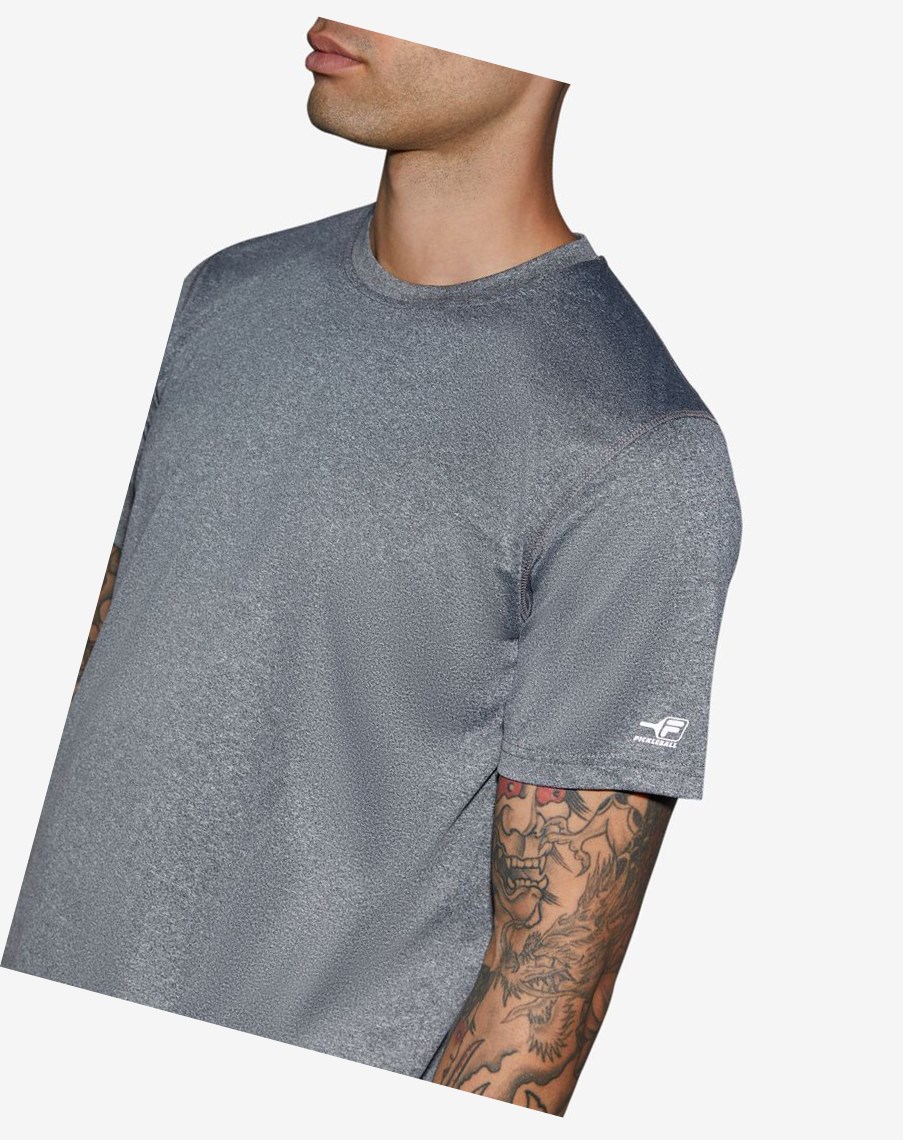Fila Pickleball Scallop Hem Crew 289 Varsity Heather | 06EMVATZC