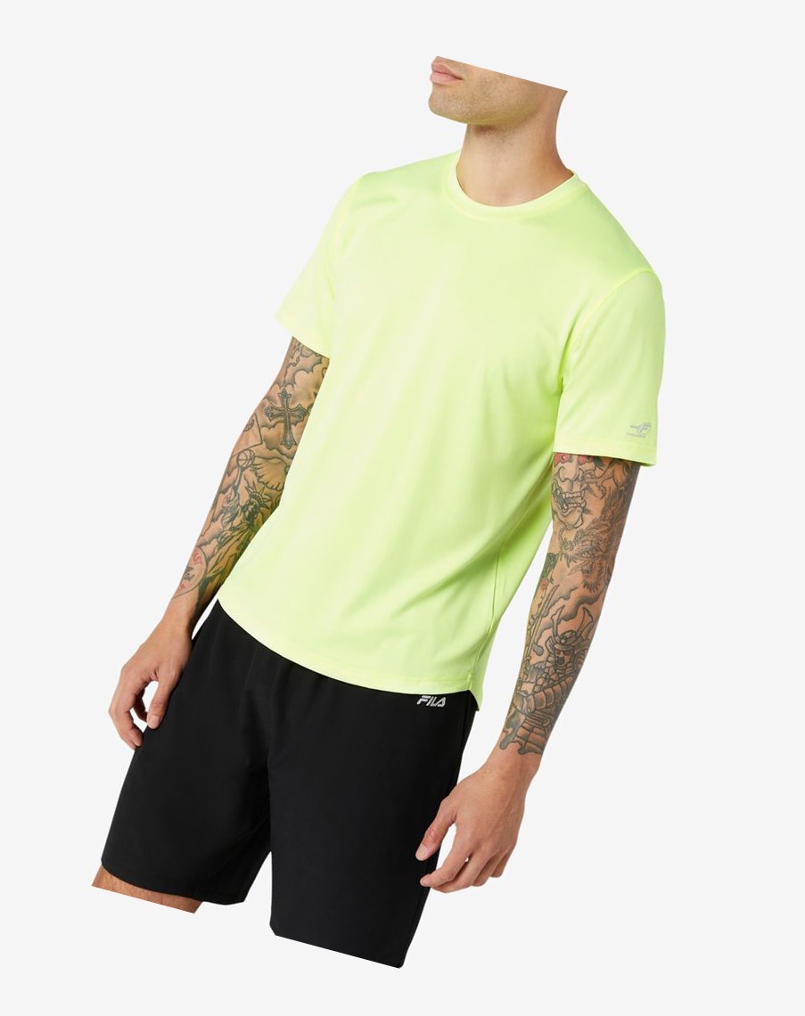 Fila Pickleball Scallop Hem Crew Amarillo | 56ATJCVGU