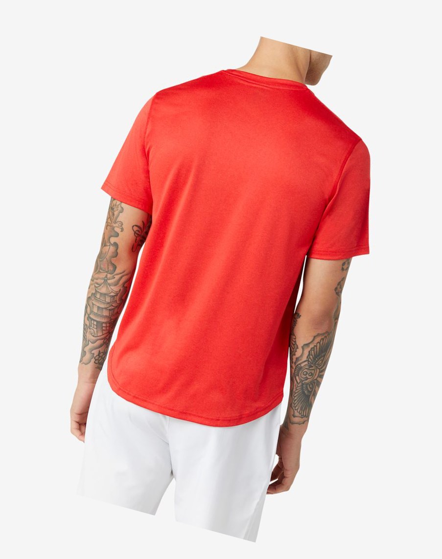 Fila Pickleball Scallop Hem Crew Rojas | 98OEITMAZ
