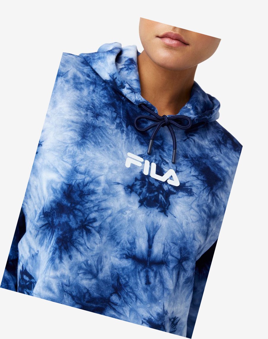 Fila Presley Tie Dye Hoodie Peacoattiedye | 60VWLGEON
