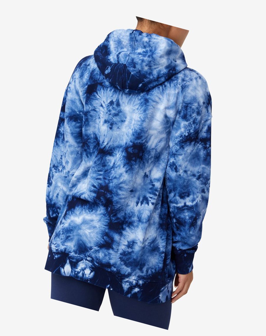 Fila Presley Tie Dye Hoodie Peacoattiedye | 60VWLGEON