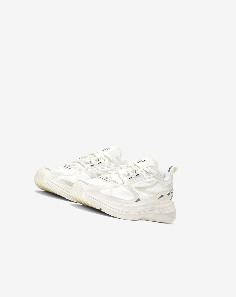 Fila Project 7 Curvelet Correr Shoes Blancas Plateadas Negras | 94JDFMAYN
