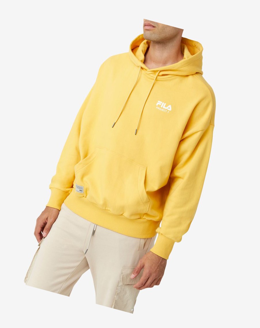 Fila Project 7 Hoodie Moutarde | 45XEBUFHJ