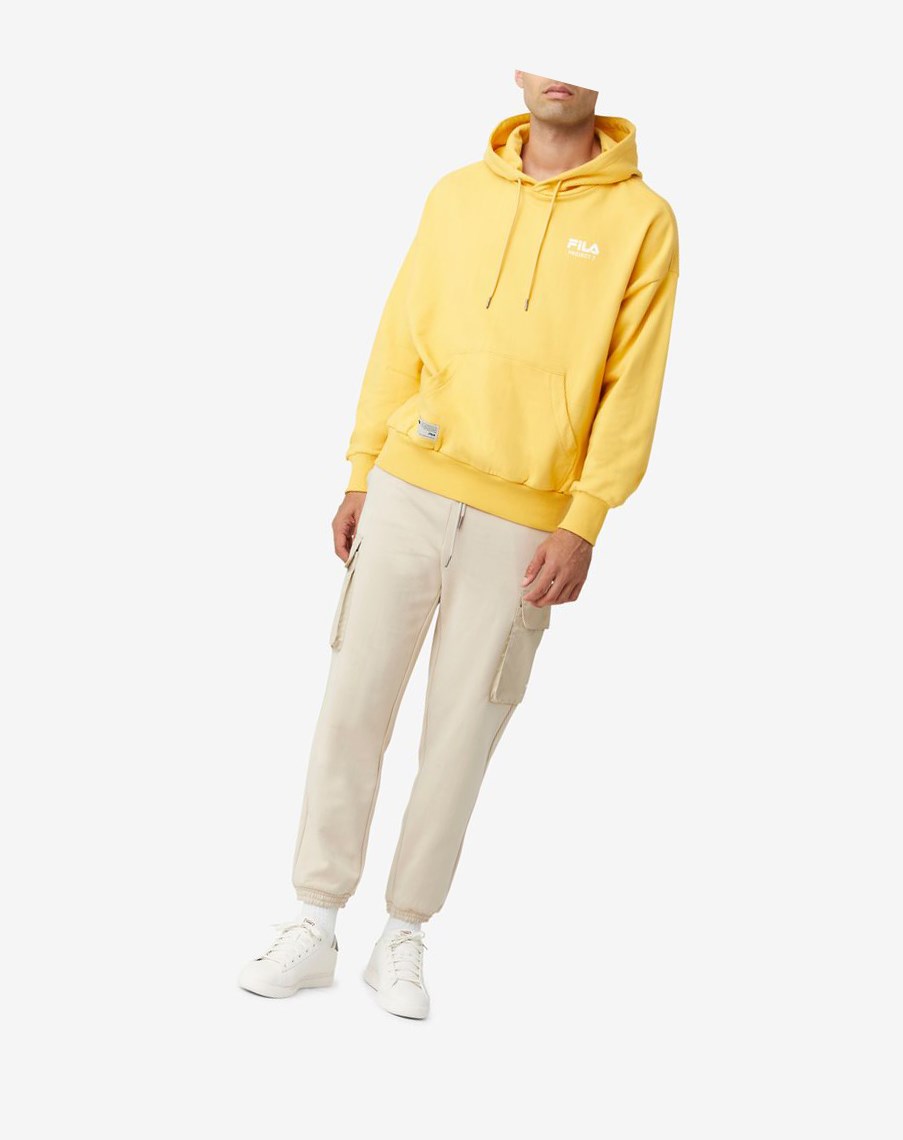 Fila Project 7 Hoodie Moutarde | 45XEBUFHJ