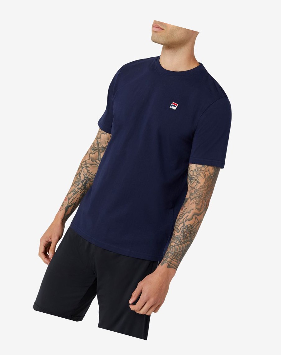 Fila Quartz Tee 410 Peacoat | 43SBKZNRE