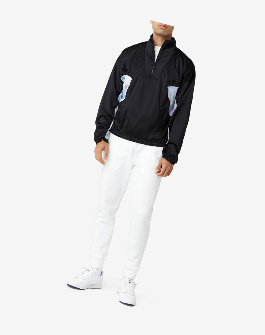 Fila Rally Pista Jacket Negras | 24YEWATMQ