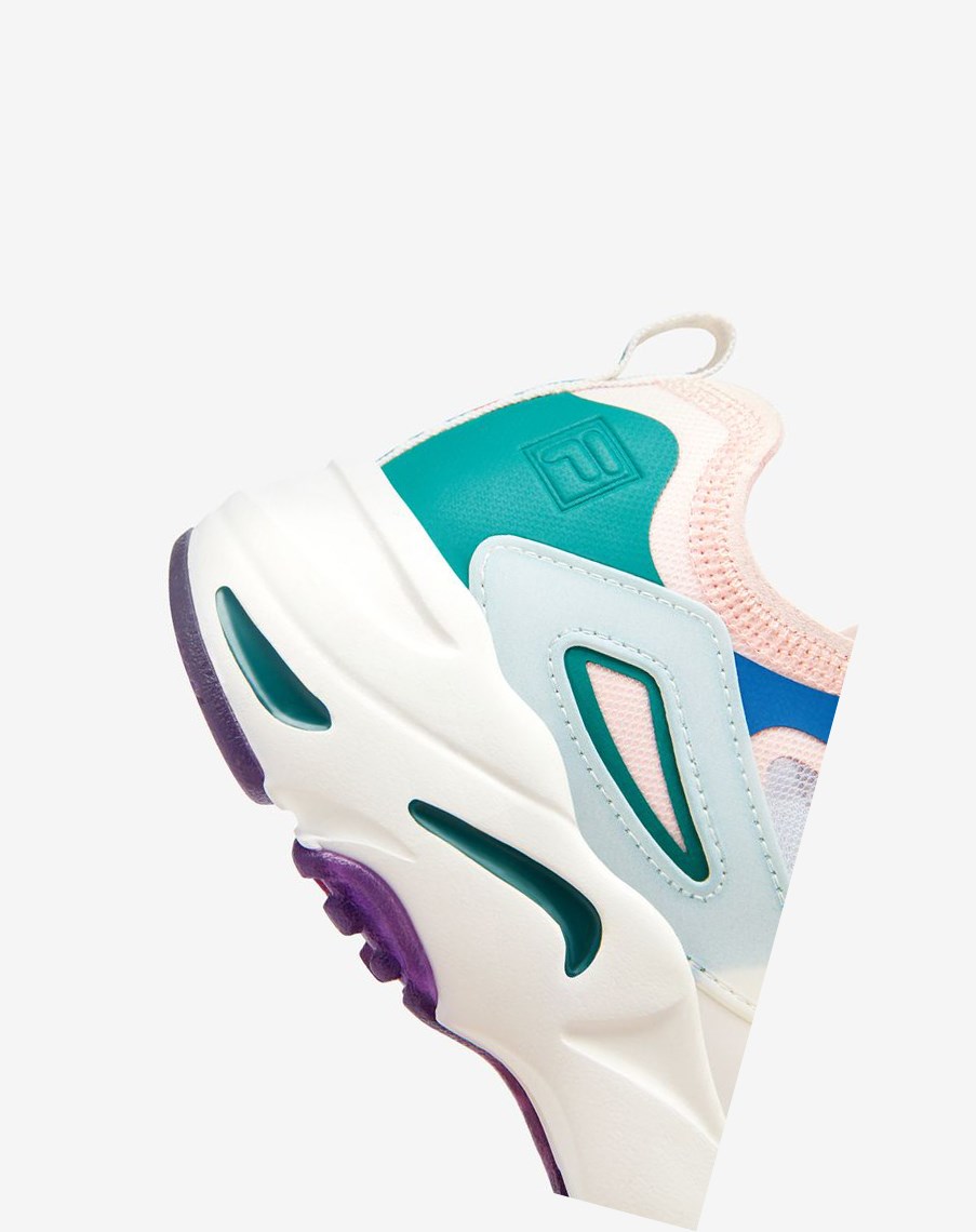 Fila Ray Tracer Lite Sneakers Azules Oscuro Verde | 94ADXYOQS