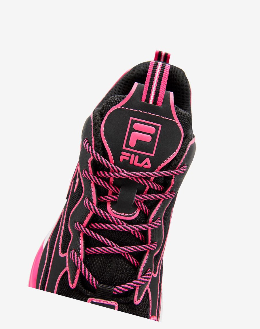 Fila Ray Tracer Neon Sneakers Blk/Pglo/Wht | 25MBKIZEX