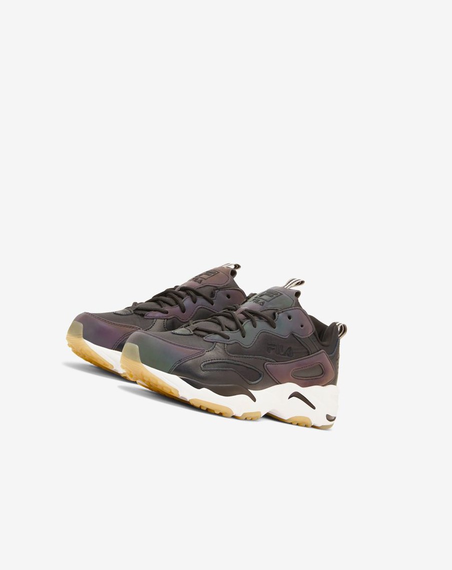 Fila Ray Tracer Phase Shift Sneakers Negras Blancas | 27ZBGUVEC