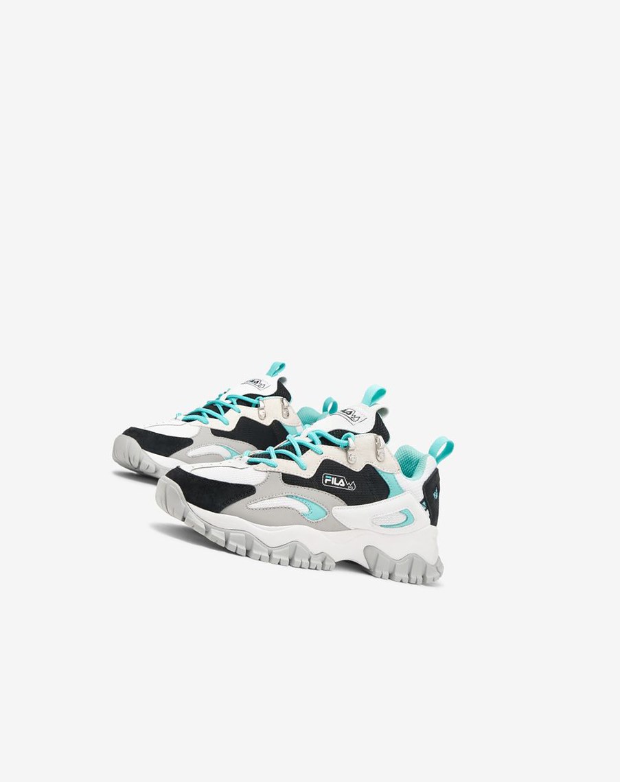 Fila Ray Tracer Tr 2 Sneakers Blancas Negras Azules Turquesa | 49LFVTXNY