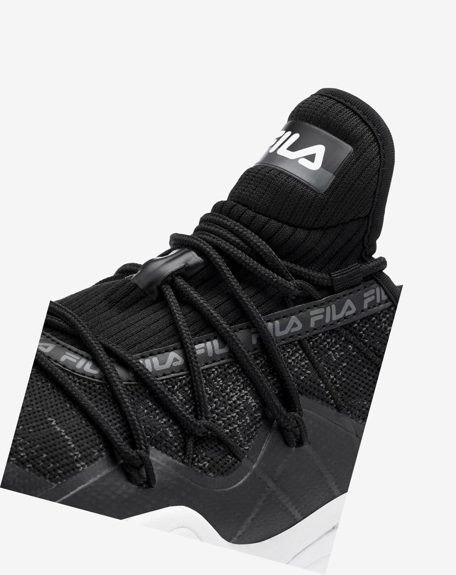 Fila Relectrove Premium Sneakers Negras Negras Blancas | 18PUSFVNC