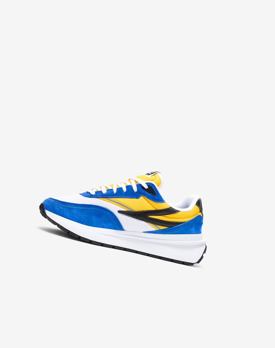 Fila Renno Sneakers Blancas Limón Azules | 96CJMOGFA