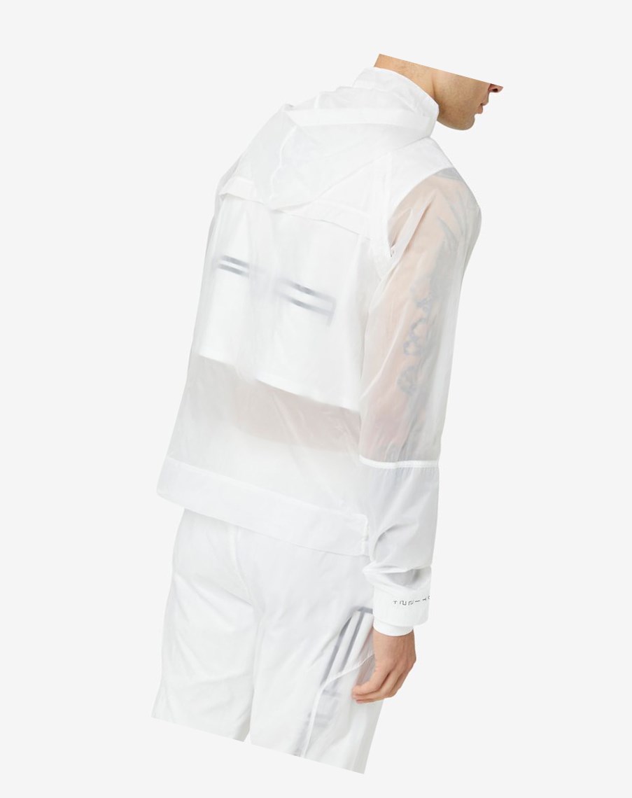 Fila Rigel Windbreaker Blancas Negras | 13VBMFNWO