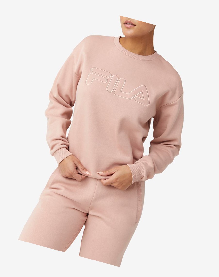 Fila Riksha Sweatshirt Rosas | 24OXEYIVF