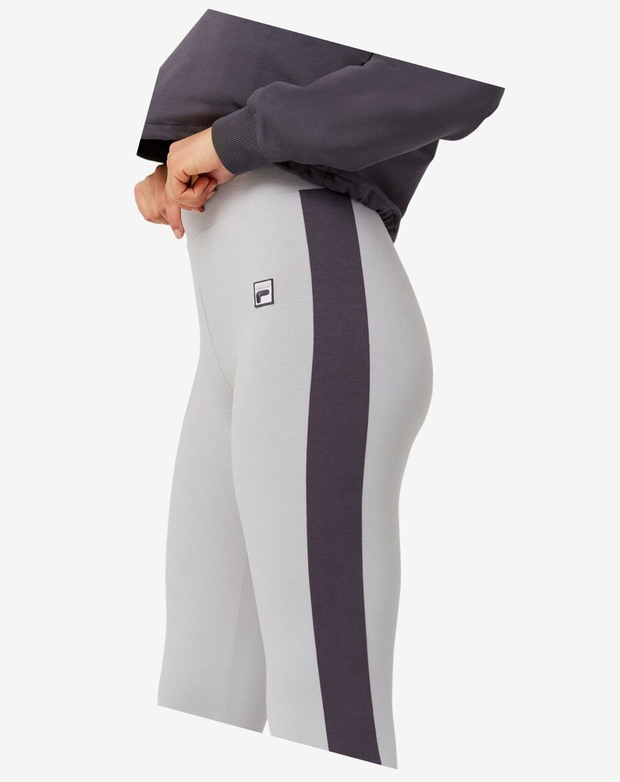 Fila Riviera Legging Plateadas | 70SBWXRHV