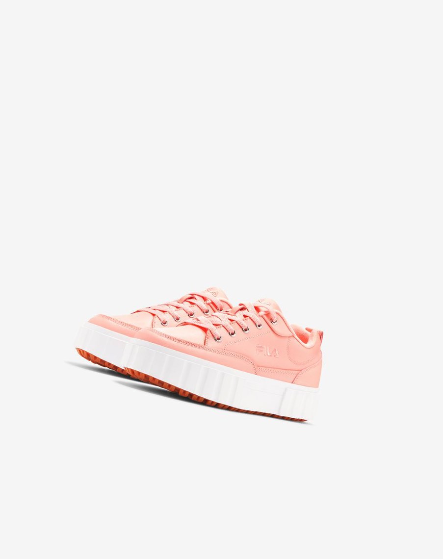 Fila Sandblast Low Sneakers Albaricoque Blancas | 15KCEUPQB