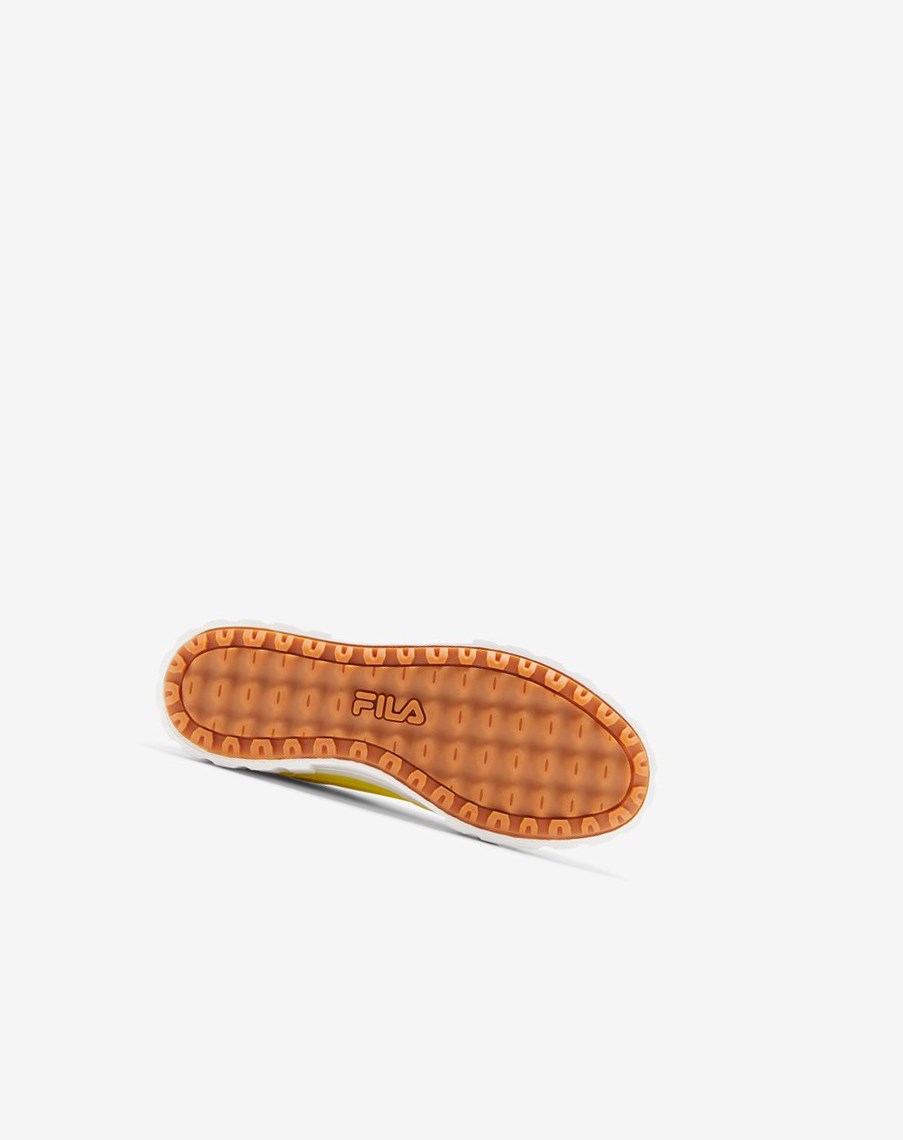 Fila Sandblast Low Sneakers Limón Blancas | 70PJMDGZV