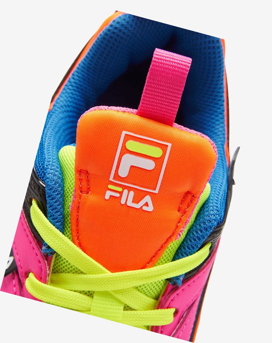 Fila Sandenal Sneakers Amarillo Rosas Azules | 68UFLPEVY