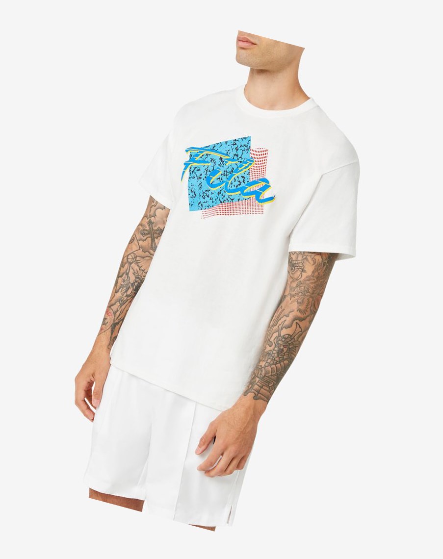 Fila Santa Monica Tee Blancas | 84QXHGWST