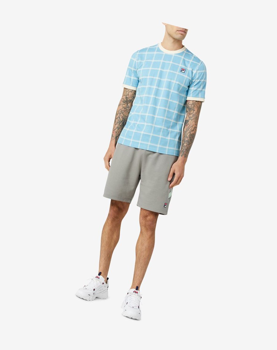 Fila Slate Ringer Tee Azules | 21APMGIVW