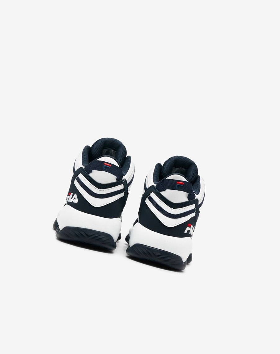 Fila Stackhouse Spaghetti Sneakers Blancas Azul Marino Rojas | 46NGBYFVC