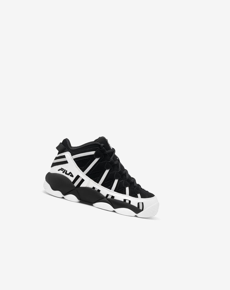 Fila Stackhouse Spaghetti Tenis Shoes Wht/Blk/Msil | 23OVPSMBK