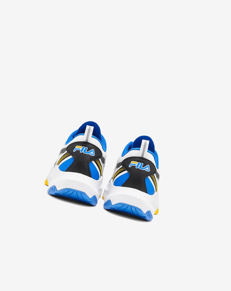 Fila Tactik 3 Stimulus Tenis Shoes Blancas Azules Doradas | 76YJLBMUG