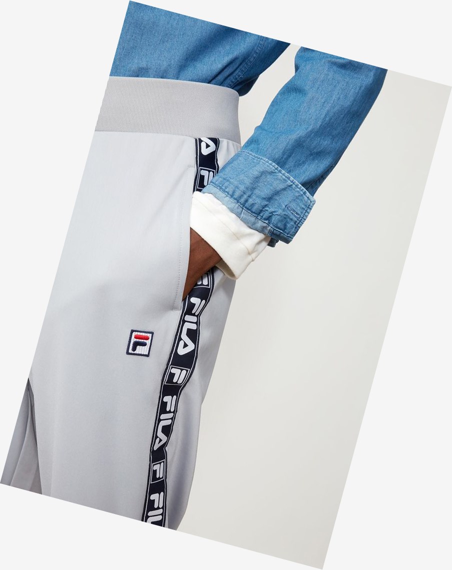 Fila Tag Tricot Pant Silvdollar | 81RAOSLMF