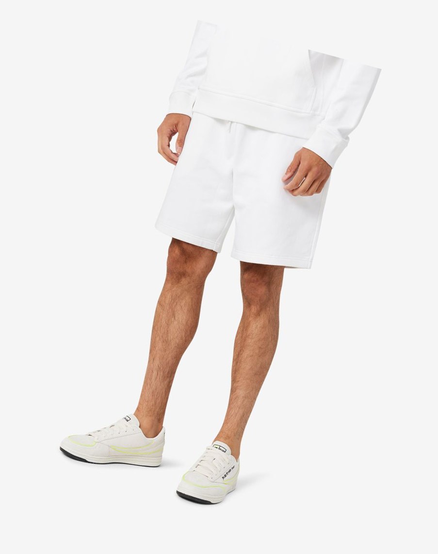 Fila Taylor Corta Blancas Amarillo | 45XEOBUCN