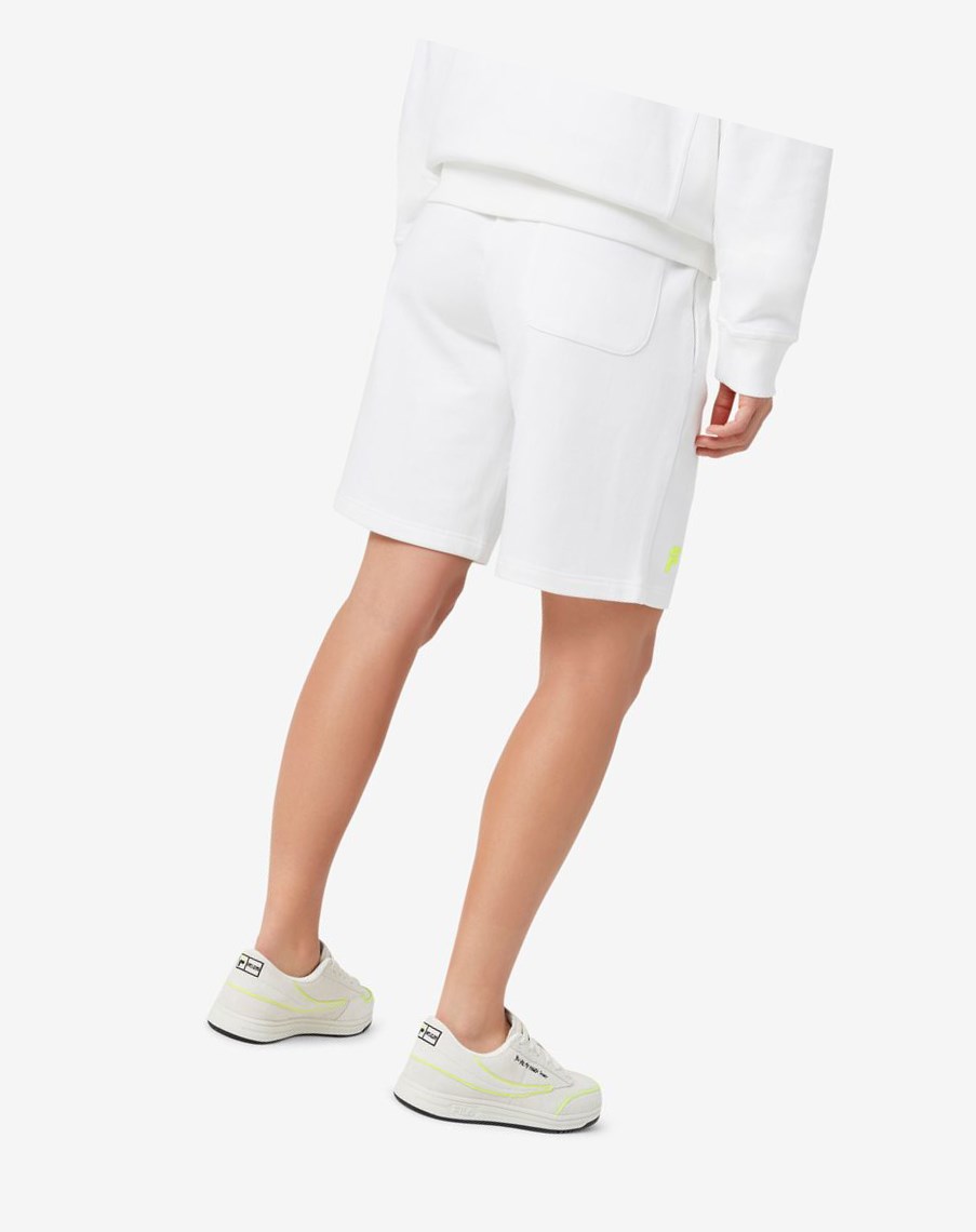 Fila Taylor Corta Blancas Amarillo | 65SLEJVTX