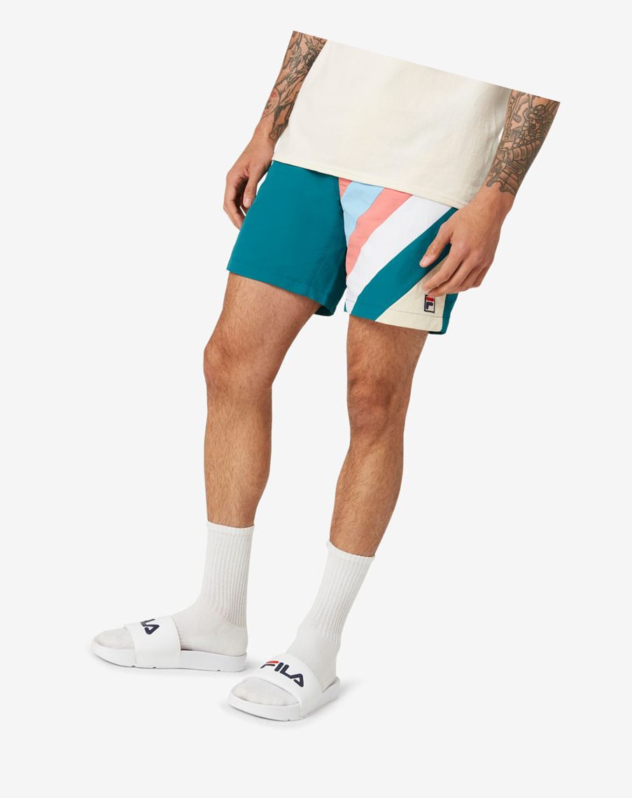 Fila Teller Swim Corta 981 Shaded Spruce | 07CMWFAJB