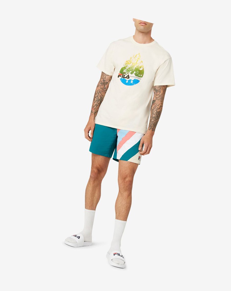 Fila Teller Swim Corta 981 Shaded Spruce | 07CMWFAJB