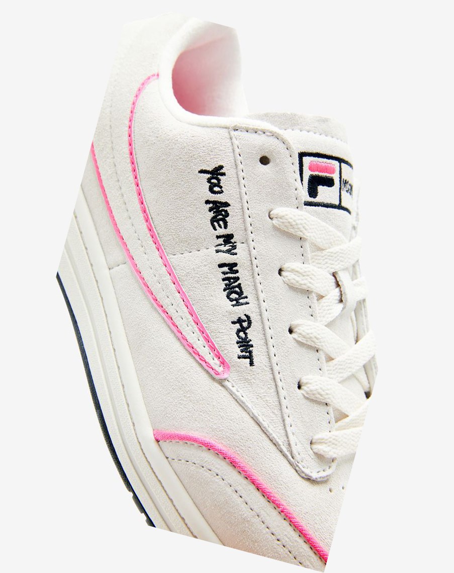 Fila Tenis 88 Premium X Msgm Sneakers Blancas Negras Rosas | 81KYJRGUW