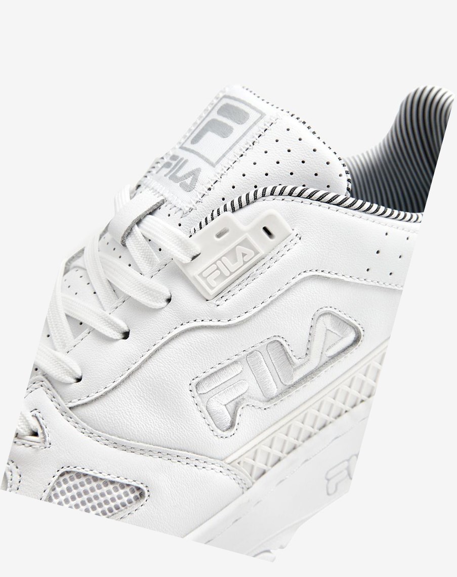 Fila Teratach 600 Sneakers Blancas Blancas Plateadas | 79ZXYACSR