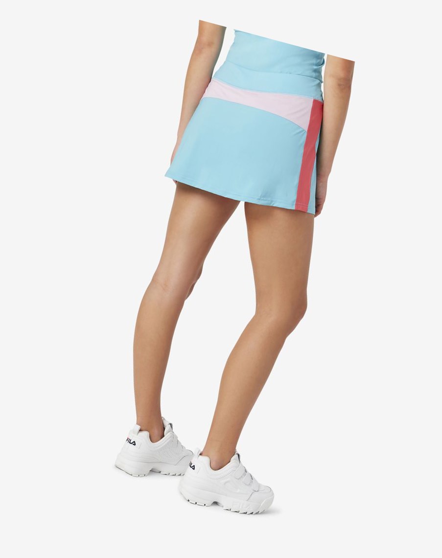 Fila Tie Breaker 13 1/2" Skort Azules Rojas Lavanda | 12WGSITUA
