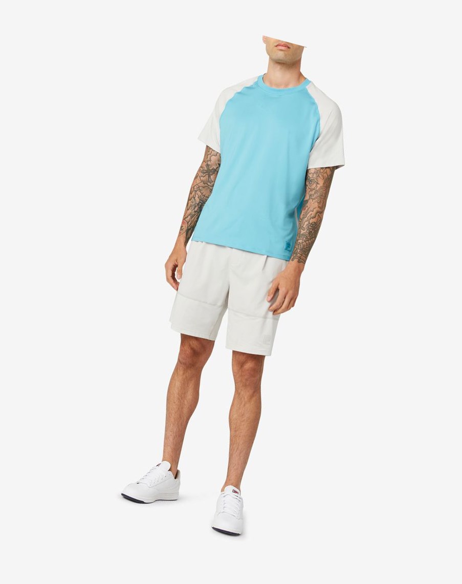 Fila Tie Breaker Color Blocked Crew Azules | 64LVFJYKI