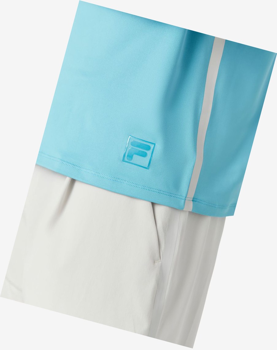 Fila Tie Breaker Color Blocked Crew Azules | 64LVFJYKI