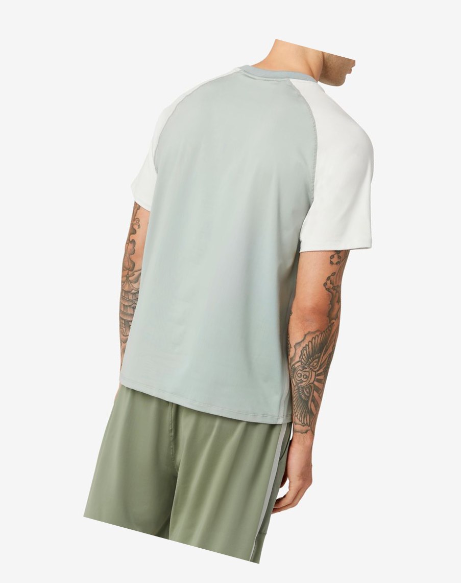 Fila Tie Breaker Color Blocked Crew Plateadas | 16TSZYUNX